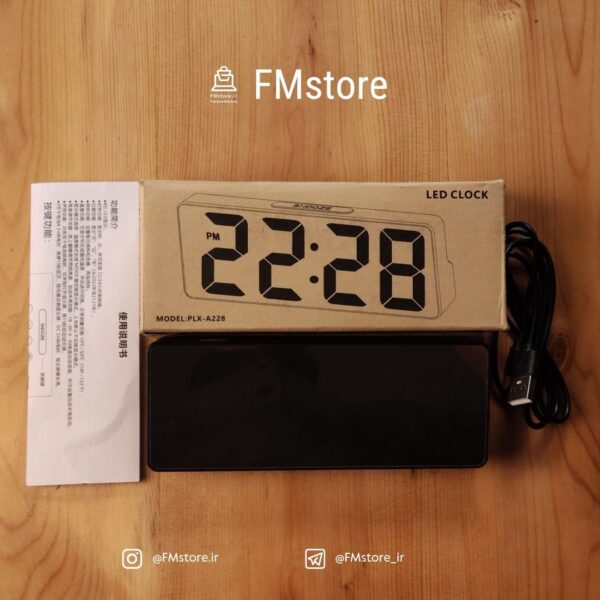 ساعت و دماسنج دیجیتالی PLX-A228 - تصویر 2