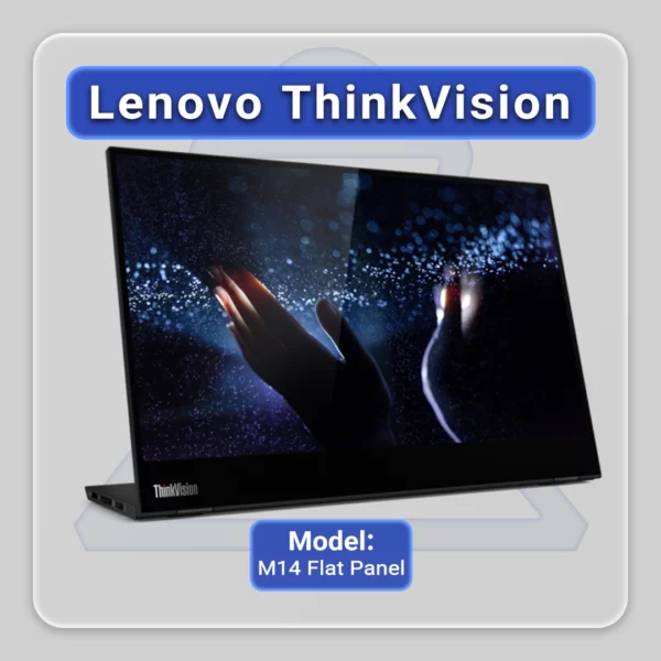 مانیتور قابل حمل lenovo مدل ThinkVision M14