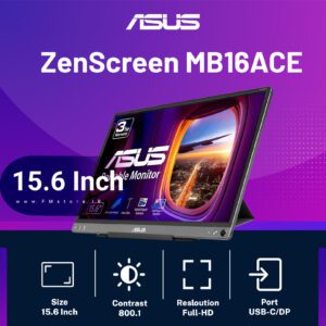 Asus ZenScreen MB16ACE | مانیتور‌پرتابل